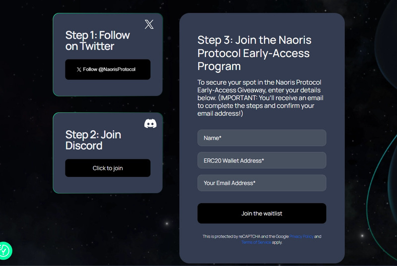 Các bước tham gia Naoris Protocol Airdrop