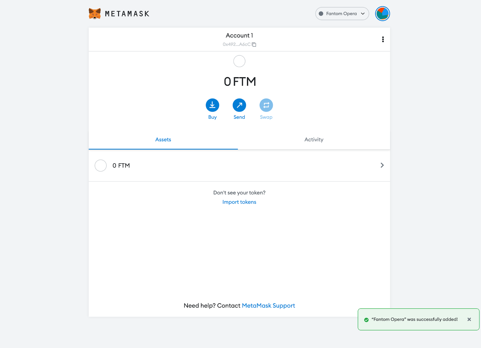 thêm mạng fantom vào metamask