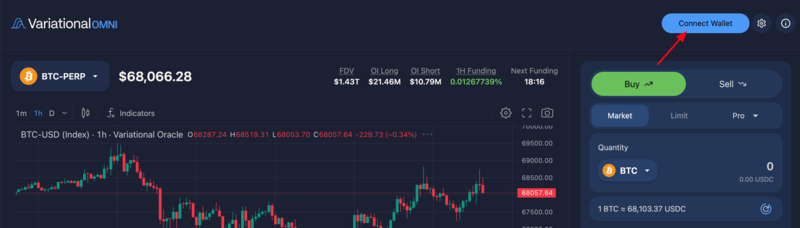 Truy cập Testnet của Variational